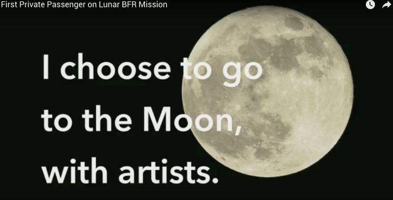 Illustration for article titled SpaceX Reveals Its First Paying Customer For a Flight to the Moon